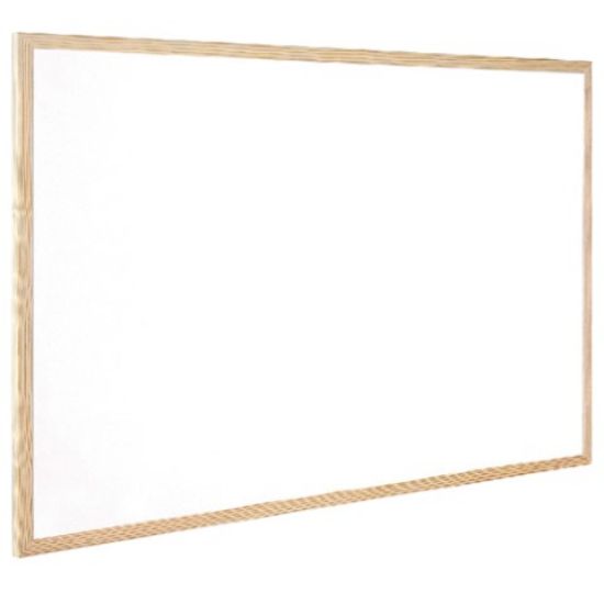 Picture of DRY-WIPE WHITE BOARD WOODEN FRAME 600X400MM