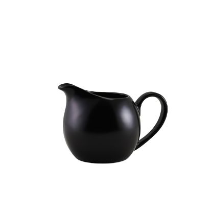 Picture of GENWARE PORCELAIN MATT BLACK MILK JUG 14CL 5oz (6)