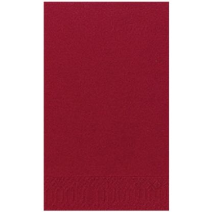 Picture of PACK OF 300 DUNI TISSUE DINNER NAPKIN 40CM 2PLY 8 FOLD BORDEAUX *P