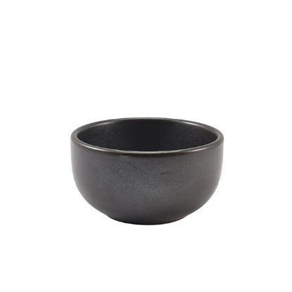 Picture of TERRA PORCELAIN CINDER BLACK ROUND BOWL 11.5CM (6)