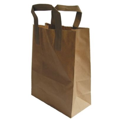 Picture of PAPER CARRIER BAG 7X10X8.5" BROWN SMALL (250)