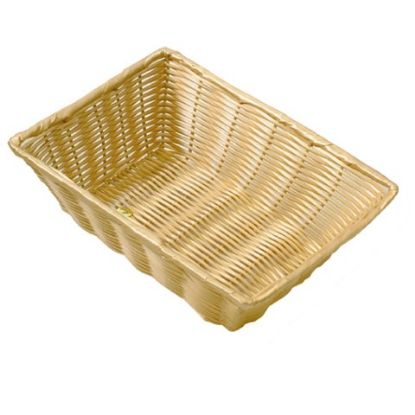 Picture of RECTANGULAR POLYWICKER BASKET 16" 410X290MM