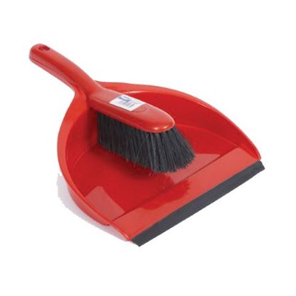 Picture of SOFT DUSTPAN SET RED