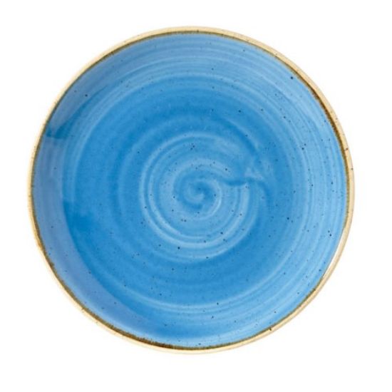 Picture of CASE OF 12 STONECAST EVOLVE COUPE PLATE 6.5" CORNFLOWER BLUE