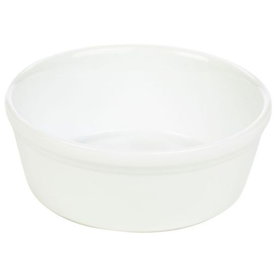 Picture of GENWARE PORCELAIN ROUND PIE DISH WHITE 14CM 16oz