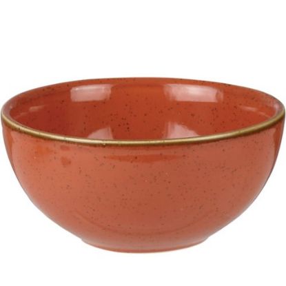 Picture of CHURCHILL STONECAST SOUP BOWL 16oz  ORANGE (CASE OF 12)