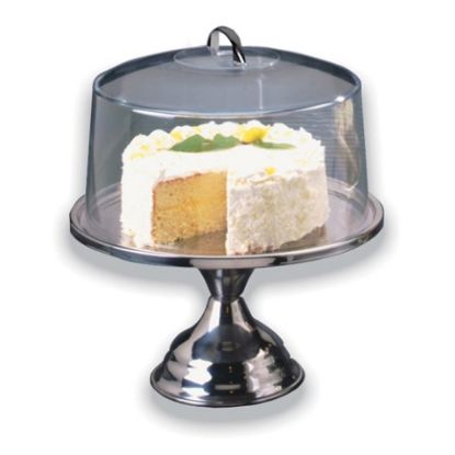 Picture of FOOTED CAKE STAND ST/ST DIA:12.75"/37.5CM H:17CM