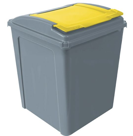 Picture of 50LTR ECO WASTE RECYCLING BIN YELLOW