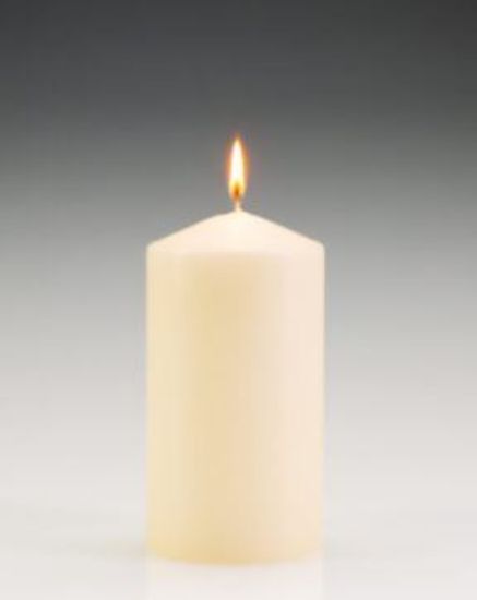 Picture of PILLAR CANDLE 80/150 IVORY (6)