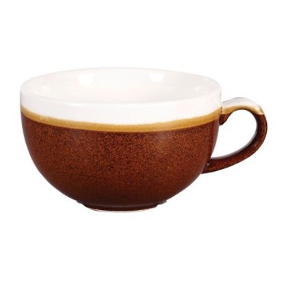 Picture of CHURCHILL MONOCHROME CAPPUCCINO CUP 12oz CINNAMON BROWN (CASE OF 12)