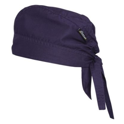 Picture of BANDANA CAP WITH ELASTICATED BACK AND TIE TAPES NAVY