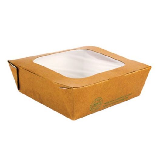 Picture of VEGWARE 22oz 650ml MEDIUM WINDOW SALAD BOX (CASE OF 300)