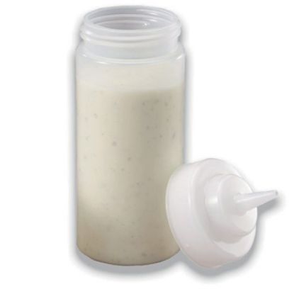 Picture of SQUEEZE BOTTLE WIDE MOUTH 32OZ CLEAR