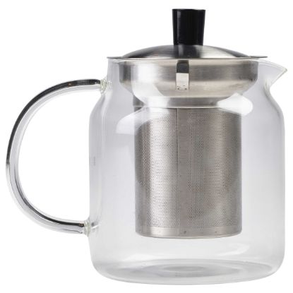 Picture of GLASS TEAPOT WITH INFUSER 24.75oz 70cl