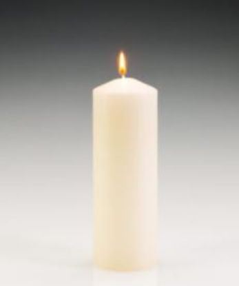 Picture of PILLAR CANDLE 70/200 IVORY (PACK OF 6)