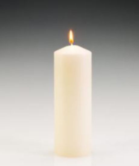 Picture of PILLAR CANDLE 70/200 IVORY (PACK OF 6)