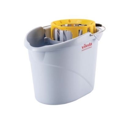 Picture of VILEDA SUPERMOP AG BUCKET & WRINGER 10LTR YELLOW