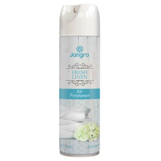 Picture of JANGRO AIRFRESHENER AEROSOL FRESH LINEN 400ML (SINGLE)