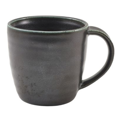 Picture of TERRA PORCELAIN CINDER BLACK MUG 30cl/10.5oz (6)