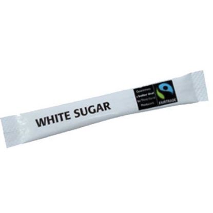 Picture of FAIRTRADE WHITE SUGAR STICKS 2 G (1000)