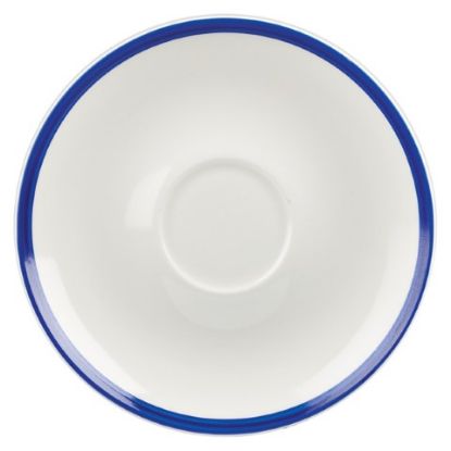 Picture of CASE OF 24 RETRO SAUCER 6.25" BLUE