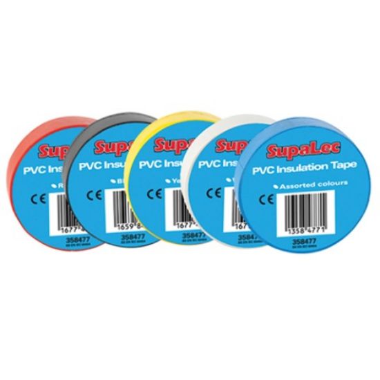 Picture of PVC INSULATION TAPE 5MTR ASSTD x 1