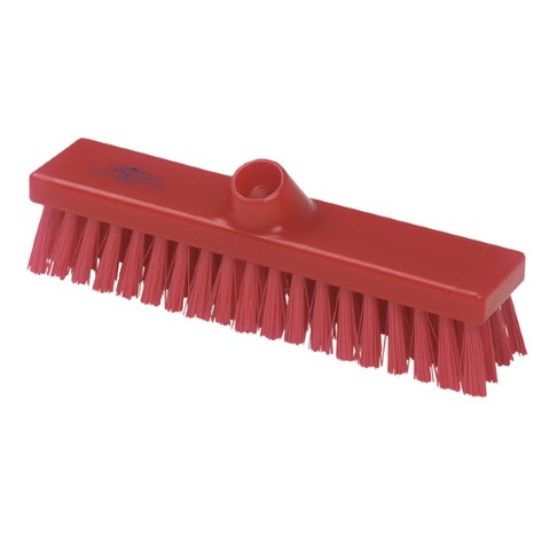 Picture of PREMIER DECK SCRUB STIFF 280MM RED