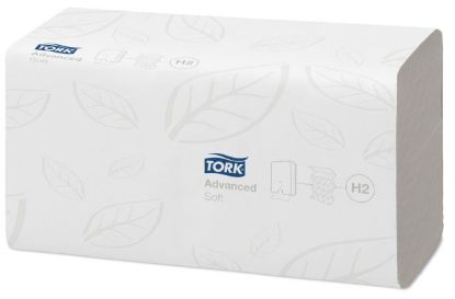 Picture of TORK ADVANCED XPRESS MULTIFOLD HAND TOWEL WHITE 2 PLY MFOLD (2856)