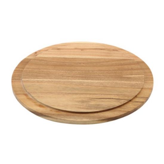 Picture of ACACIA ROUND CAKE BOARD 33CM 13"