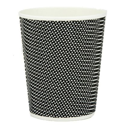 Picture of INSULATED MONO VIP HOT CUP 8OZ BLACK/WHITE x 25