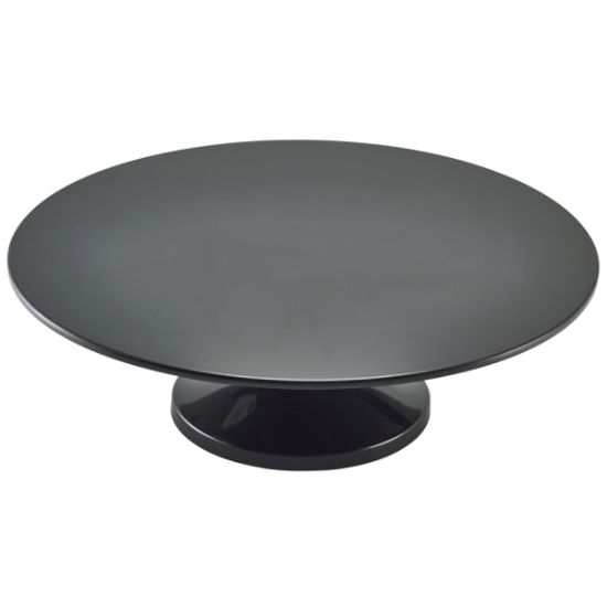 Picture of MELAMINE CAKE STAND 33CM BLACK