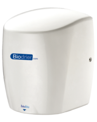 Picture of BIODRIER BIOLITE HAND DRYER 900W 240x268x176mm WHITE