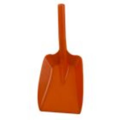 Picture of JANGRO HYGIENE HAND SHOVEL WITH SOFT GRIP ORANGE