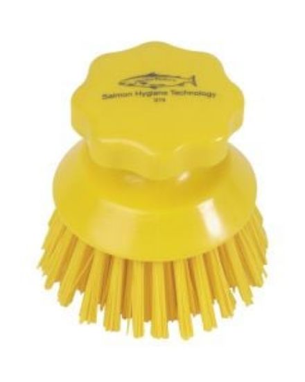 Picture of HYGIENE ROUND HAND SCRUBBING BRUSH YELLOW