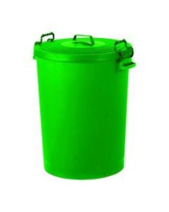 Picture of FOOD GRADE BIN WITH LID 110LTR GREEN