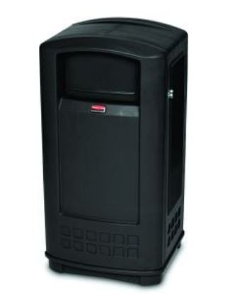 Picture of LANDMARK JUNIOR EXTERNAL BIN 132.5LTR - BLACK