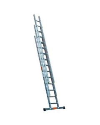 Picture of PRO EXTENSION ALUMINIUM TRIPLE LADDER INC. STABILISER EN1313.M