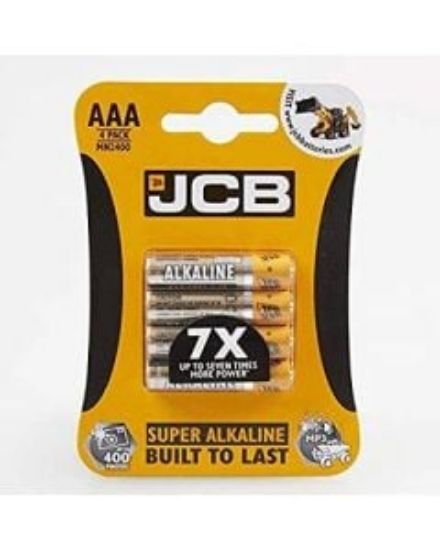 Picture of JCB SUPER ALKALINE BATTERIES AAA (PACK OF 4)