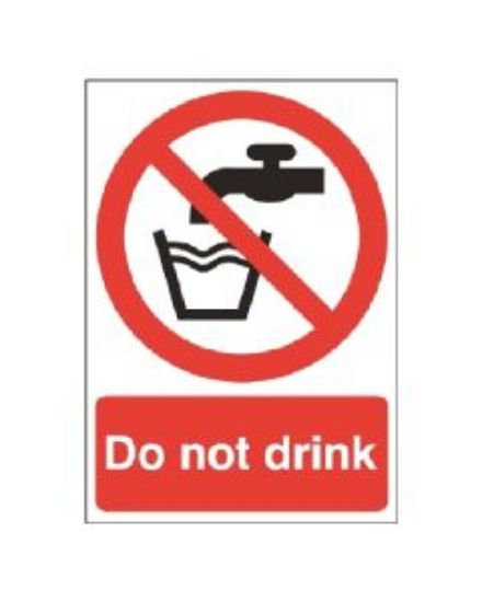 Picture of DO NOT DRINK 100X75 S/A