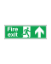 Picture of FIRE EXIT WITH RUNNING MAN AND ARROW UP SIGN 150X450 RIGID