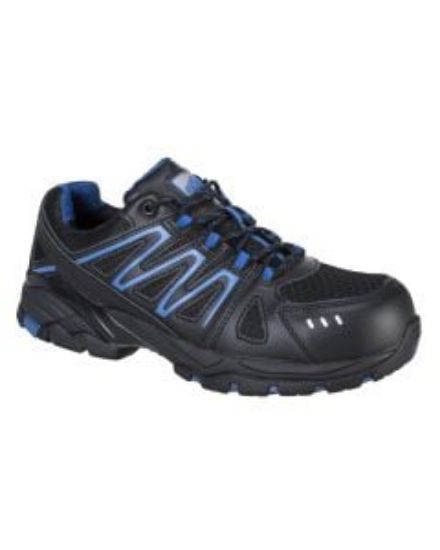 Picture of COMPOSITELITE VISTULA TRAINER S1P BLACK/BLUE SIZE 6