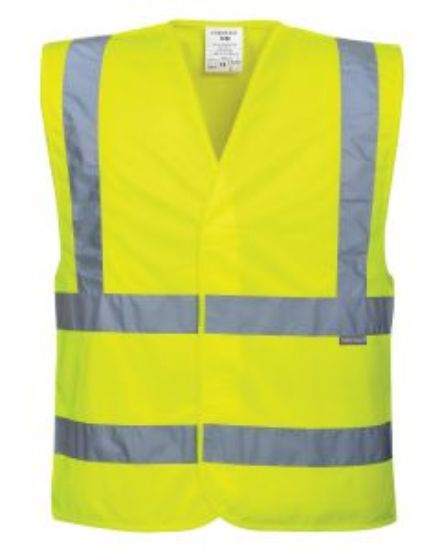 Picture of HI-VIS WAISTCOAT YELLOW 2XL-3XL