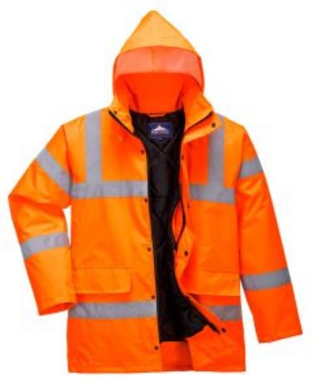 Picture of JANGRO HI-VIS COAT ORANGE SIZE 2XL