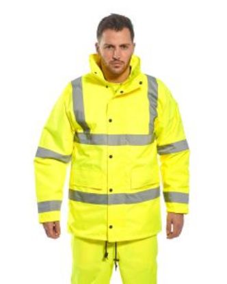 Picture of JANGRO HI-VIS COAT YELLOW SIZE 5XL