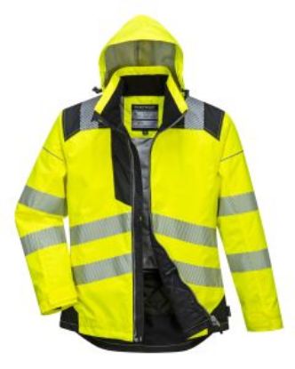 Picture of VISION HI VIS RAIN JACKET YELLOW SIZE 2XL