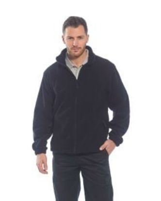 Picture of ARAN FLEECE JACKET BLACK 2XL