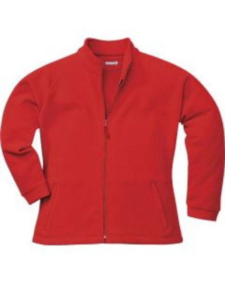 Picture of ARAN LADIES FLEECE RED SIZE S