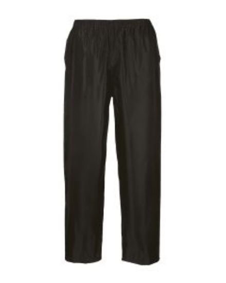 Picture of CLASSIC ADULT RAIN TROUSERS BLACK 3XL