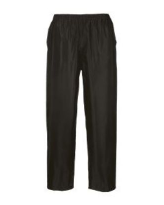 Picture of CLASSIC ADULT RAIN TROUSERS BLACK M