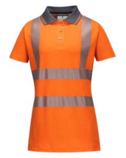 Picture of LADIES PRO POLO SHIRT ORANGE SIZE S